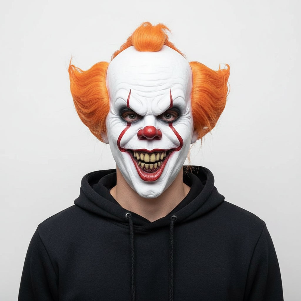 Halloween Mask Horror Clown Costume Adults - Image 7
