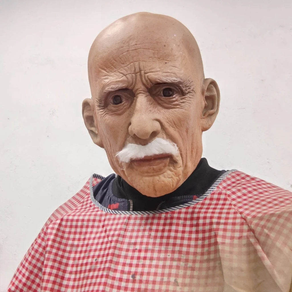 Halloween Mask Old Face Design Men - Image 7