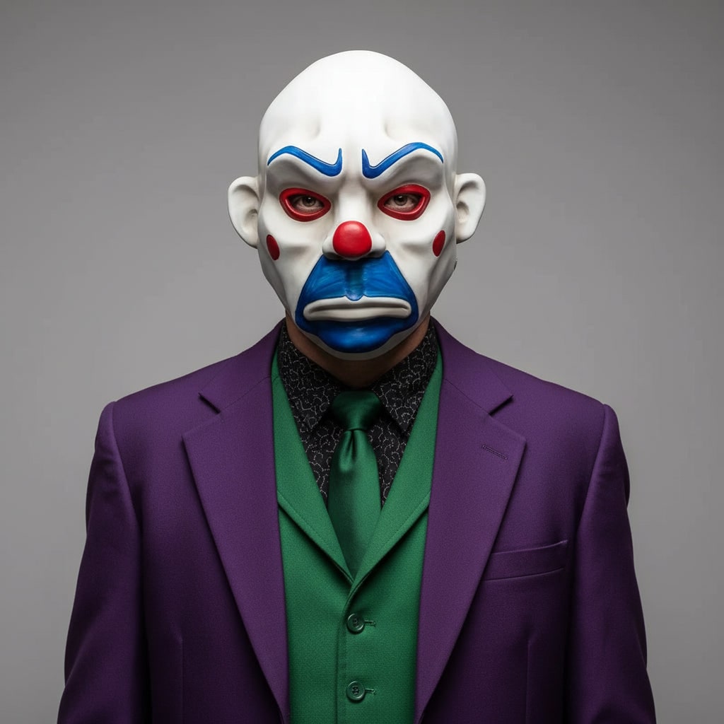 Halloween Mask Scary Clown Creepy Costume Full-Face Mask - Image 1