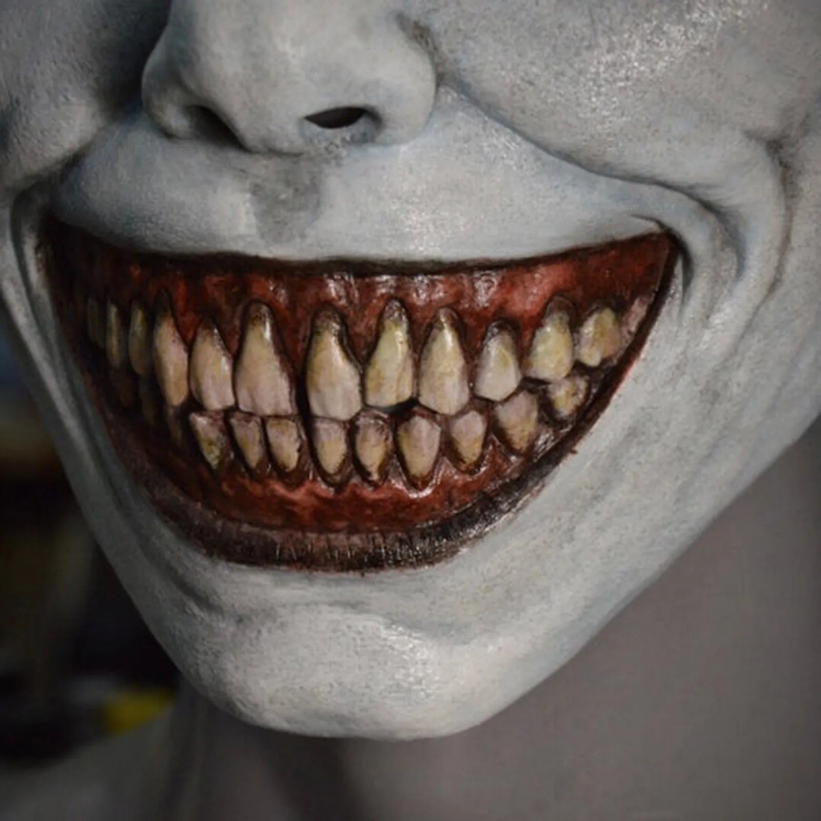 Halloween Mask Scary Demon Hooded Festival Cosplay Evil Mask - Image 4