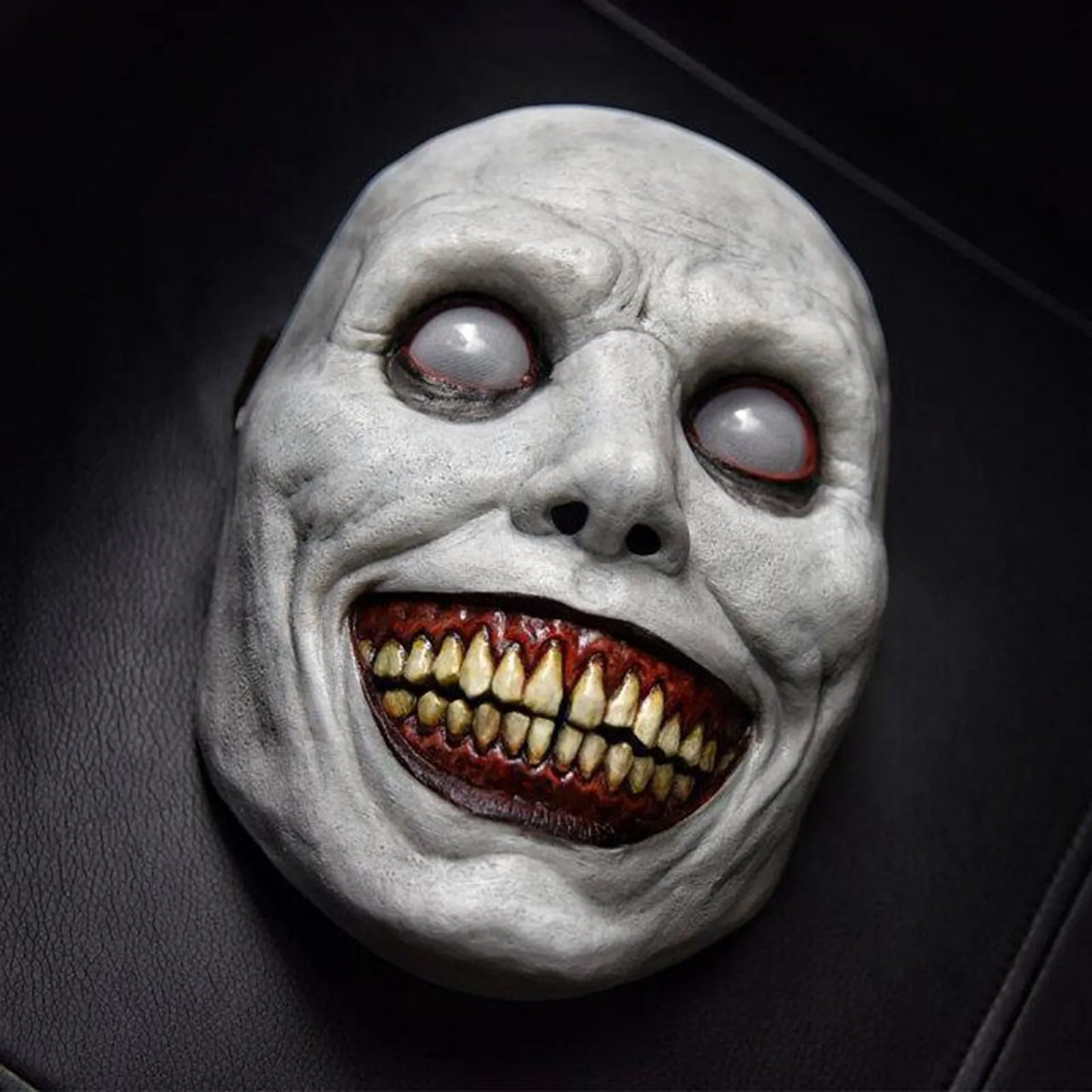 Halloween Mask Scary Demon Hooded Festival Cosplay Evil Mask - Image 5