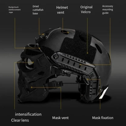 Halloween Mask Skull Tactical Helmet Outdoor Gear - Image 2