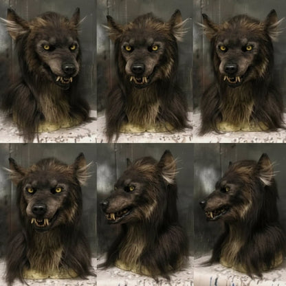 Halloween Mask Wolf Mask Horror Scary Costume - Image 2