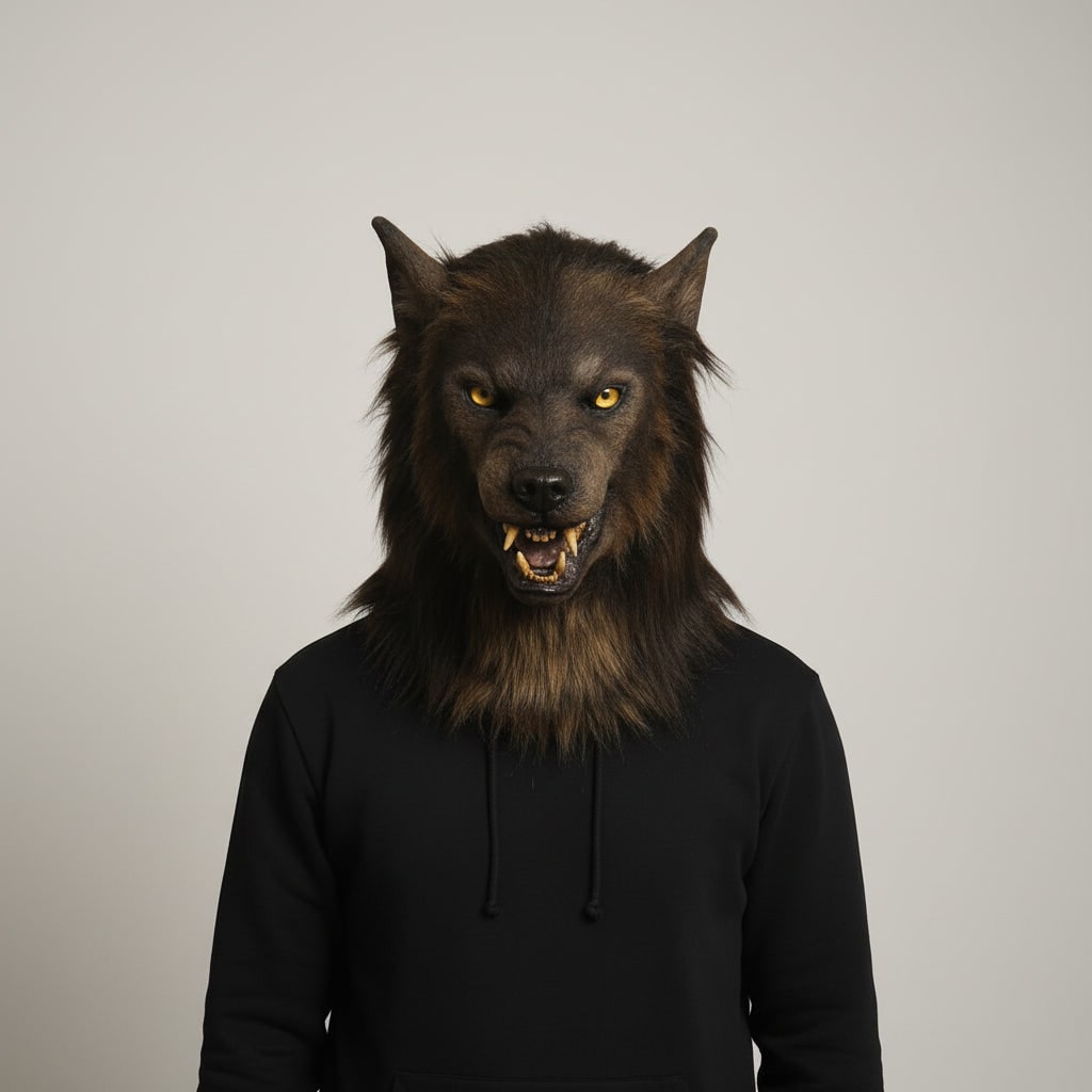 Halloween Mask Wolf Mask Horror Scary Costume - Image 4