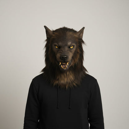 Halloween Mask Wolf Mask Horror Scary Costume - Image 4