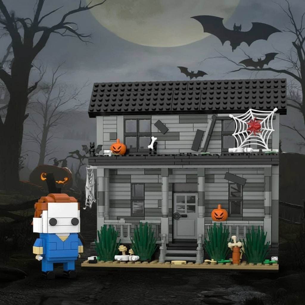 Halloween Toys Ghost House Building Kit Creative Playset - Image 4