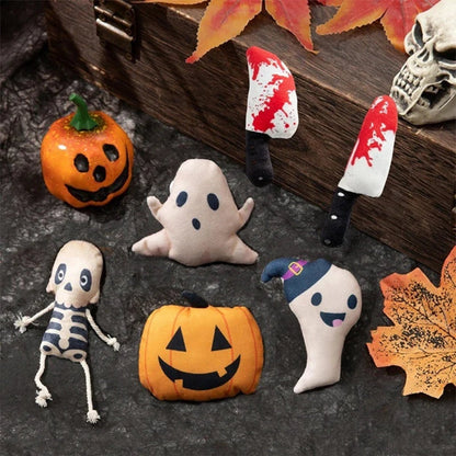 Halloween Toys Interactive Plush Cat Toy Fun Ghost Design - Image 3