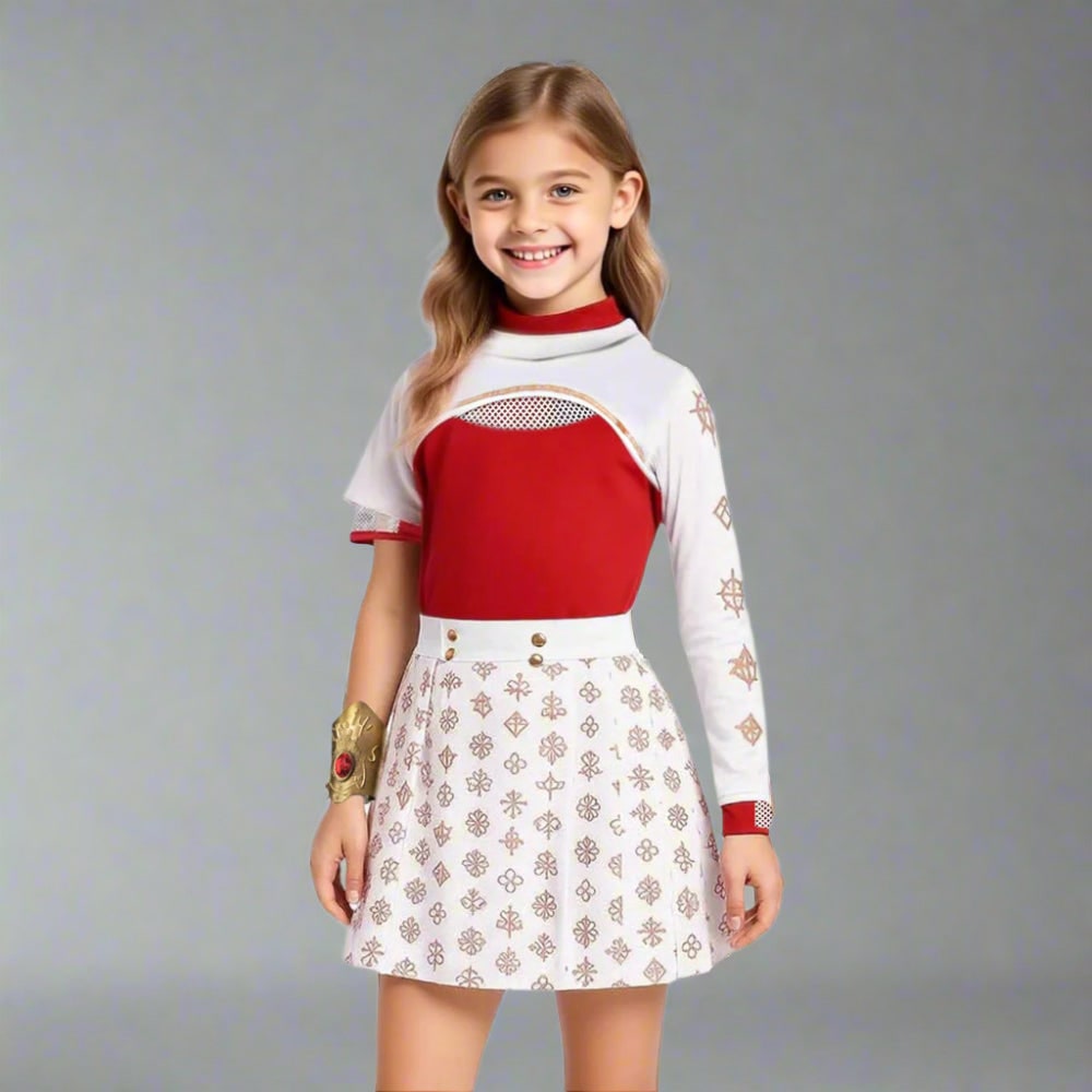 Halloween Vampire Cosplay Costume Short Sleeve Dress - Image 1