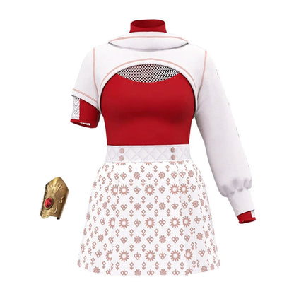 Halloween Vampire Cosplay Costume Short Sleeve Dress - Image 3
