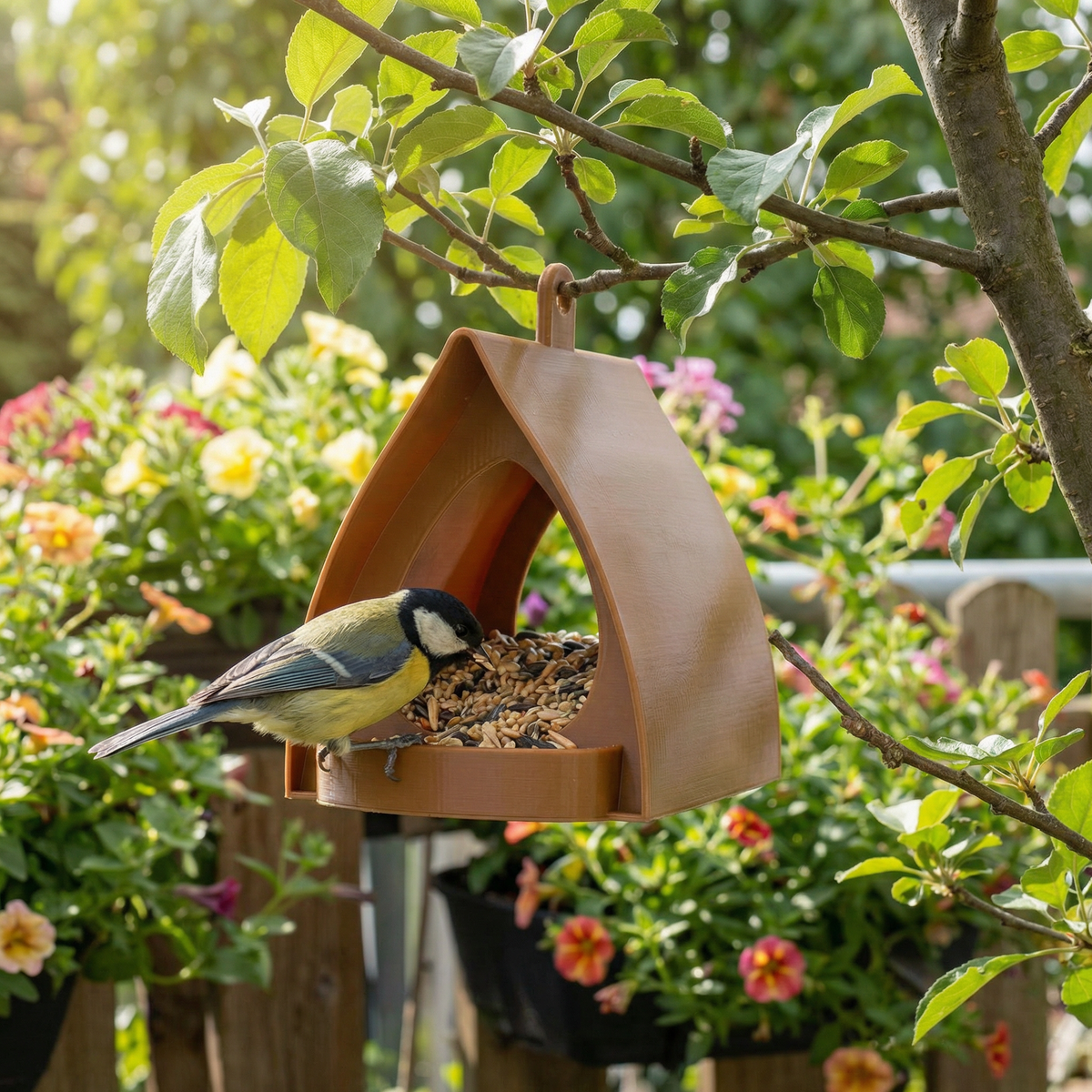 Hanging Bird Feeder Garden Weatherproof Outdoor Hanging - Image 11