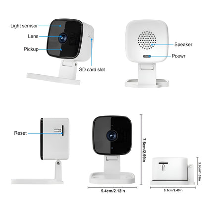 Sicherheitskamera Babyphone WLAN Innenkamera Gerät