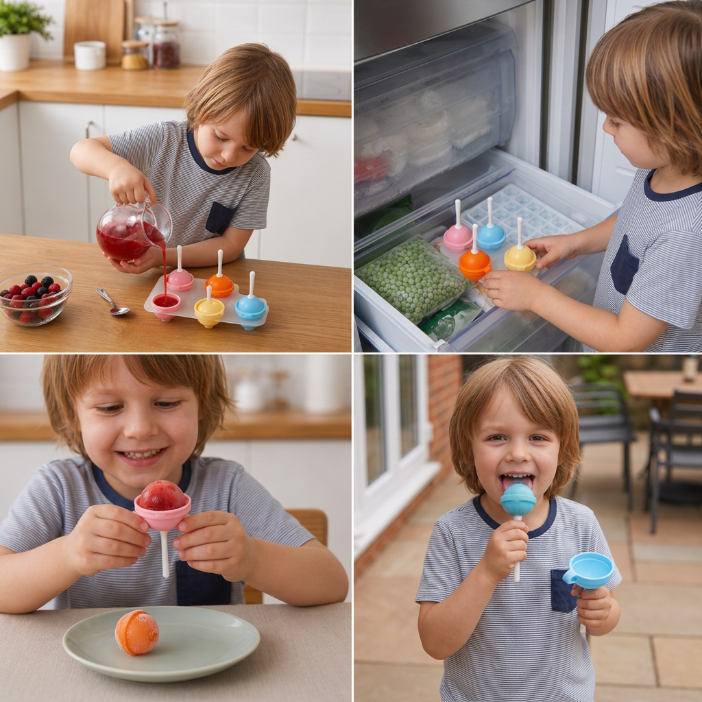 Homemade Ice Pops Moulds Fun Design - Image 4