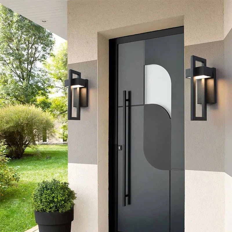 Moderne udendørs væglampe | Skandinavisk aluminium LED-væglampe