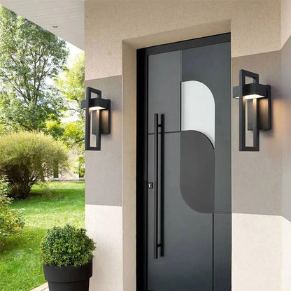 Moderne udendørs væglampe | Skandinavisk aluminium LED-væglampe