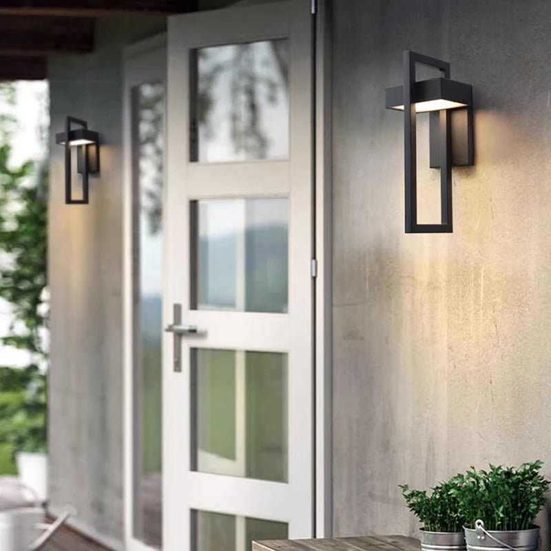 Moderne udendørs væglampe | Skandinavisk aluminium LED-væglampe