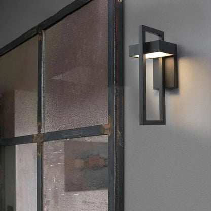 Moderne udendørs væglampe | Skandinavisk aluminium LED-væglampe