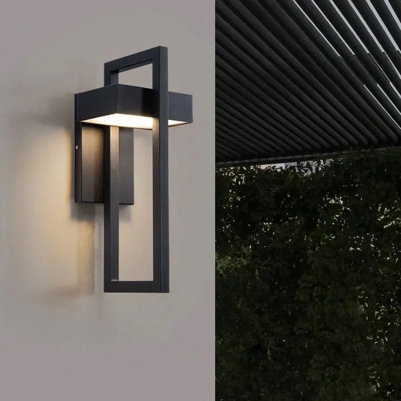 Modern Outdoor Wall Light | Scandinavian Aluminium LED Wall Lamp