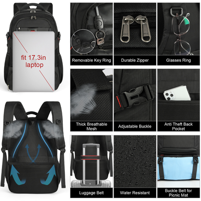 Backpack Travel Large Insulated Laptop Compartment Organizer