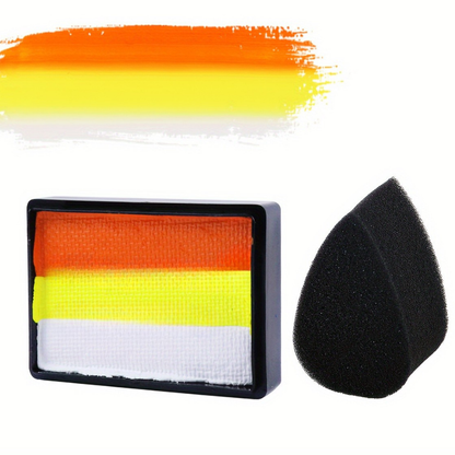 Fußball Neon Split Cake Körperfarbe Set UV-Leuchtende Partys