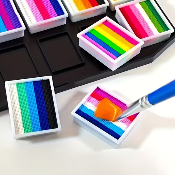Kit di Pittura Corporea Lavabile per Disegni Creativi su Viso e Corpo