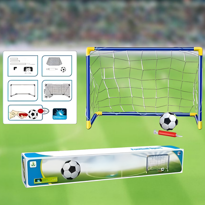Portable Soccer Goal Set Kids Indoor Outdoor Play