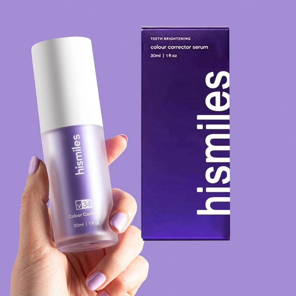 Teeth Whitening Serum Purple Color Corrector Bright Smile Aid