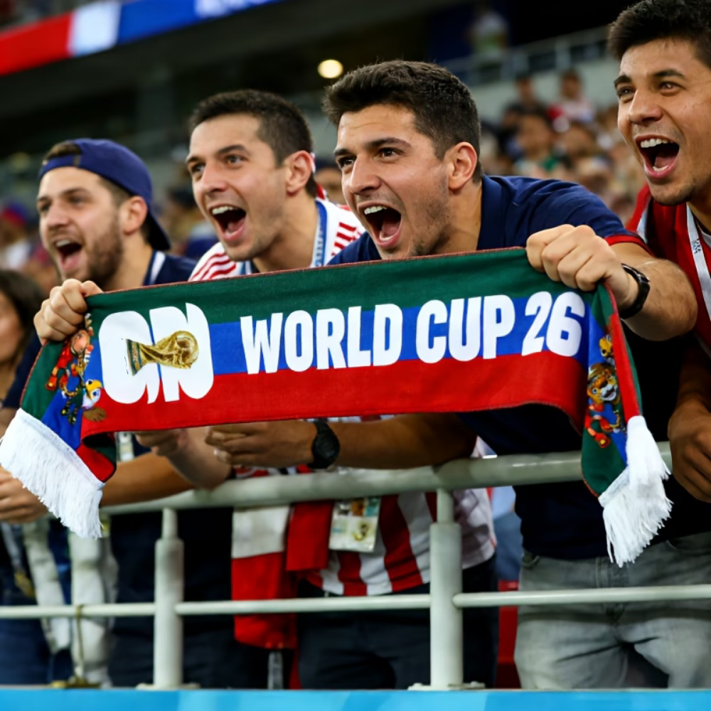 Sciarpa da calcio con bandiera USA per tifosi, sciarpa per partite