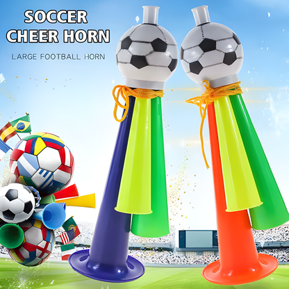 Set de bocinas vuvuzela ruidosas para animar partidos de fútbol en el estadio
