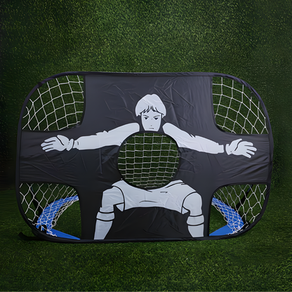 Tragbares Fußballtor Zielnetz Training Faltbar Übungsnetz