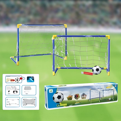 Portable Soccer Goal Set Kids Indoor Outdoor Play