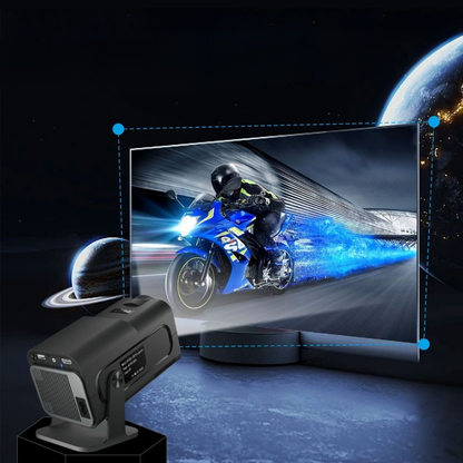 Projetor Mini Portátil WiFi para Streaming de Filmes Smart Copa do Mundo