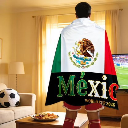 Flagbanner Fodboldfan Kap Mexico World Cup Stil