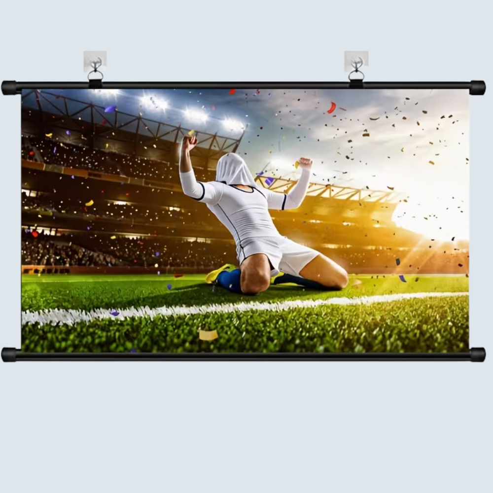 Projektorleinwand HD Breitbild Filme Sportansicht