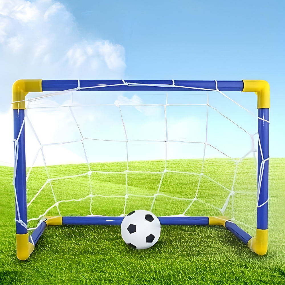 Portable Soccer Goal Set Kids Indoor Outdoor Play