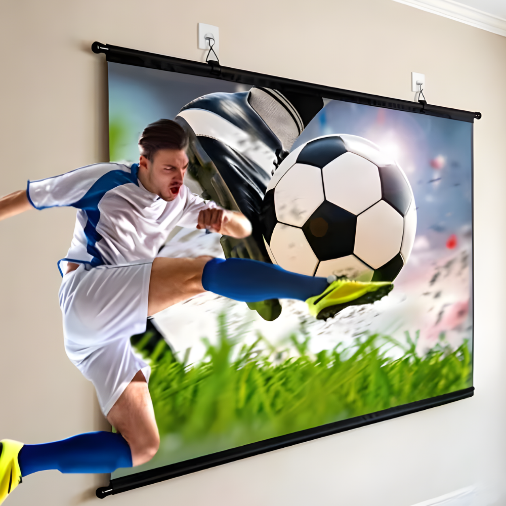 Projektorleinwand HD Breitbild Filme Sportansicht