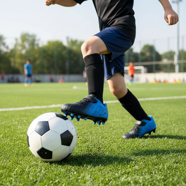 Scarpe da calcio per bambini resistenti con controllo e grip