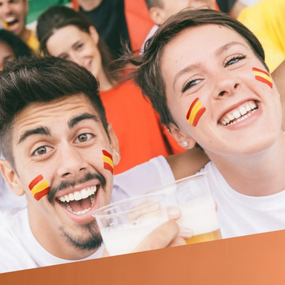 Pintura facial en barra no tóxica colores de bandera para eventos deportivos día de partido