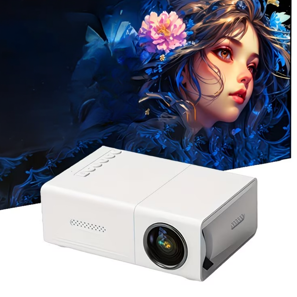 Proiector Mini Portabil 1080P Suport Teatru Acasă Compact