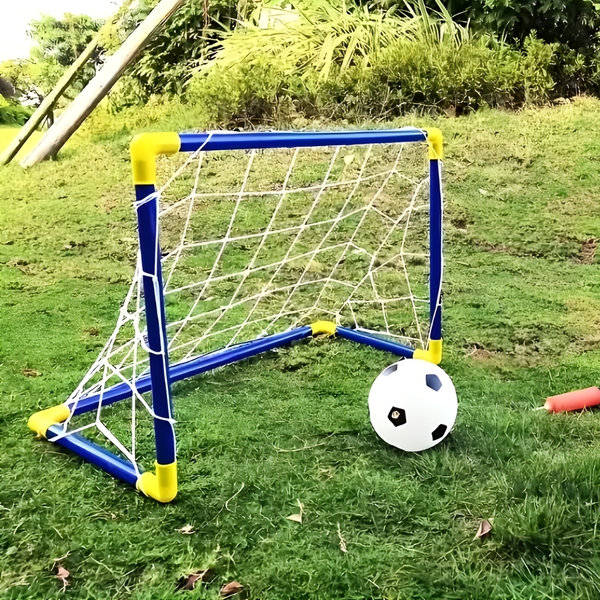 Set Porta da Calcio Portatile per Bambini Gioco Indoor e Outdoor