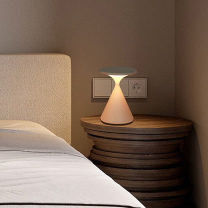 Lampada da tavolo wireless Aurora | Design a clessidra