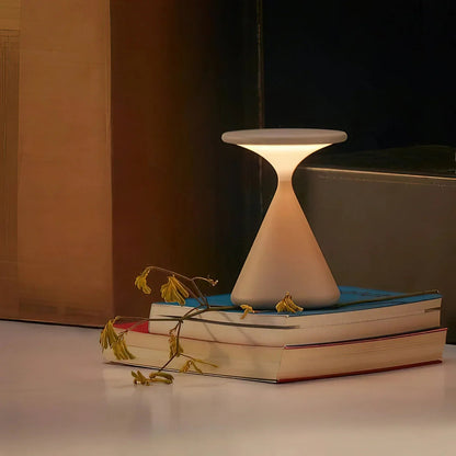 Lampada da tavolo wireless Aurora | Design a clessidra