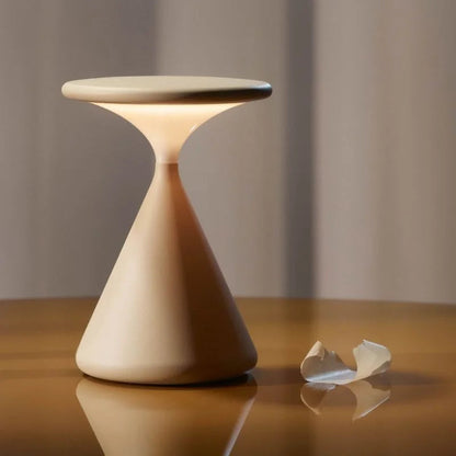Lampada da tavolo wireless Aurora | Design a clessidra