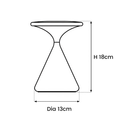 Lampada da tavolo wireless Aurora | Design a clessidra