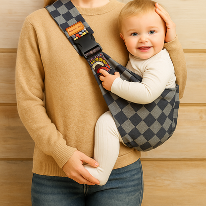 Infant Sling Carrier Adjustable Design Easy Carry - Image 1