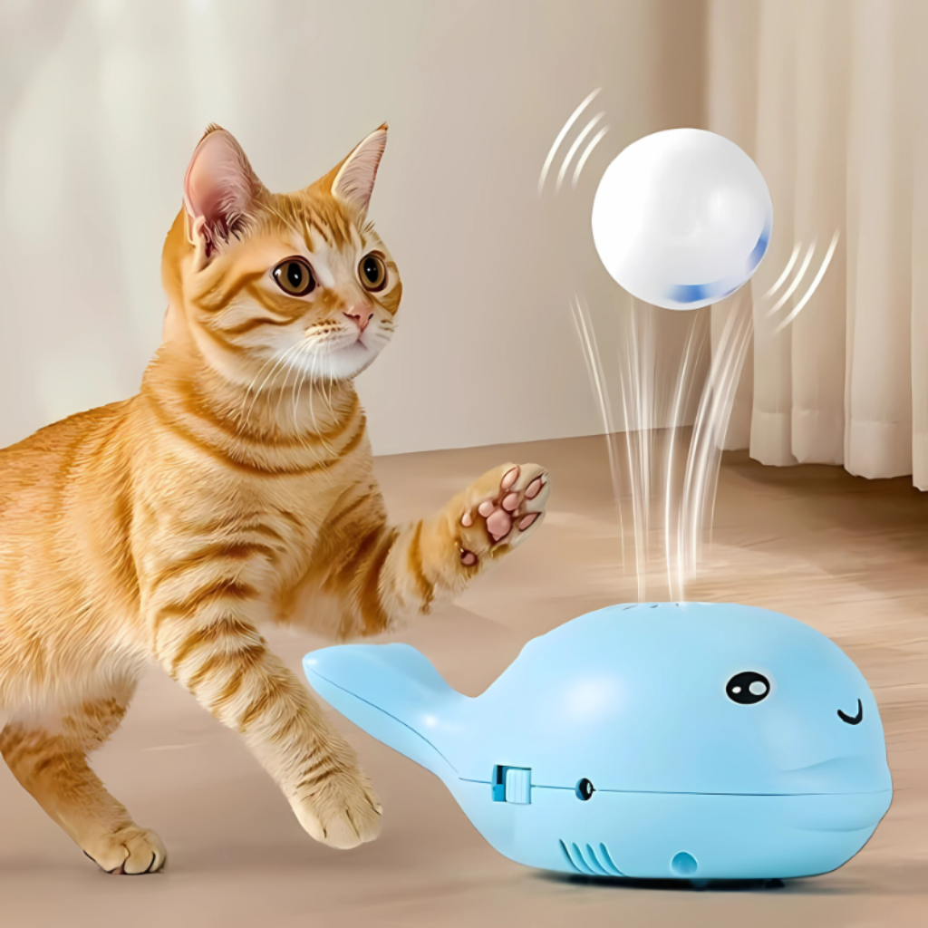 Interactive Cat Toy Fun Ball Dispenser Engaging Playtime - Image 1
