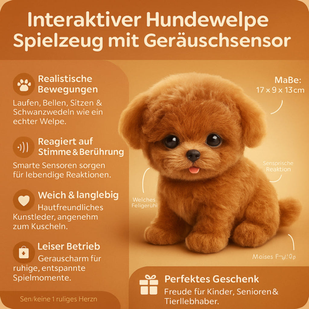 Interactive Dog Toy Robot Dog Toy Plush Puppy Toy Kids Gift - Image 2