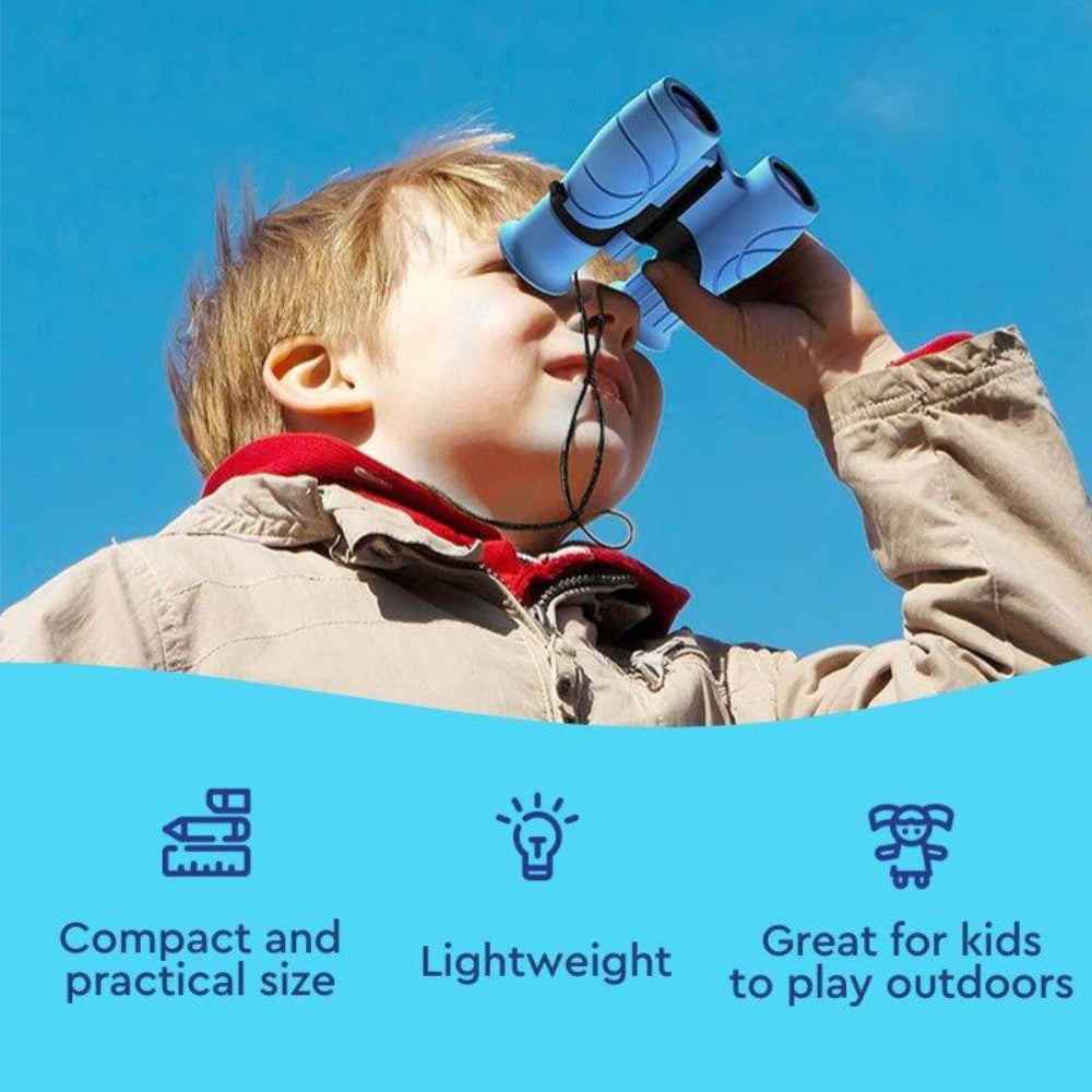 Kids Binoculars Field Glasses Compact Easy Grip Rubberized - Image 10