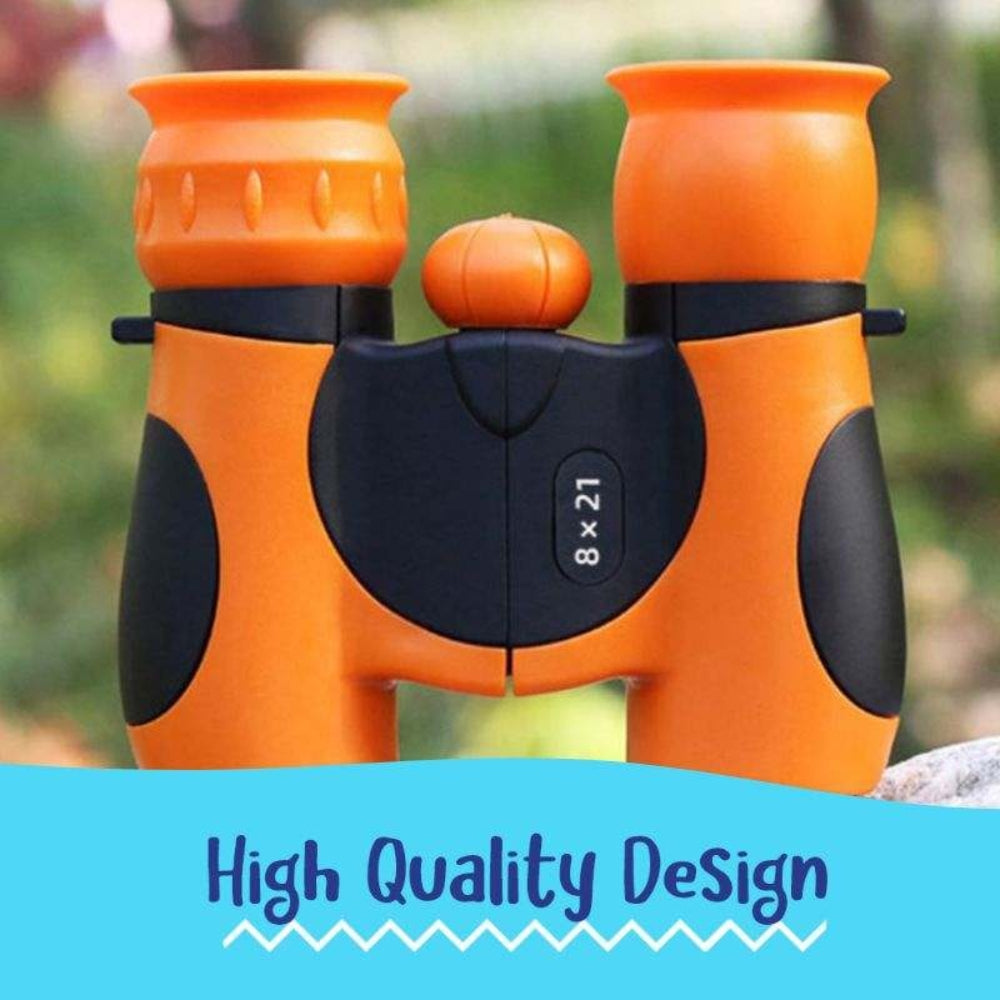 Kids Binoculars Field Glasses Compact Easy Grip Rubberized - Image 7