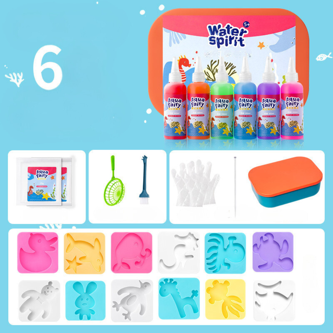 Kids Crafts Water Gel Animal Molds Creative Activity Kit - Image 7