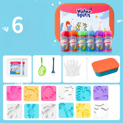 Kids Crafts Water Gel Animal Molds Creative Activity Kit - Image 7
